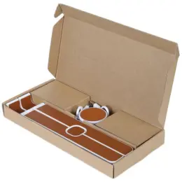 Brela @memorii Recycled Laptop Stand & Retractable Cable Set White Gift Box Open